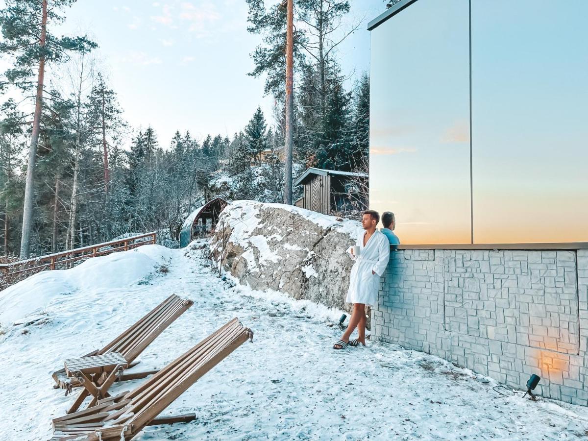 The Wonderinn Mirrored Glass Cabin - Wonderinn Delta Hektner Экстерьер фото